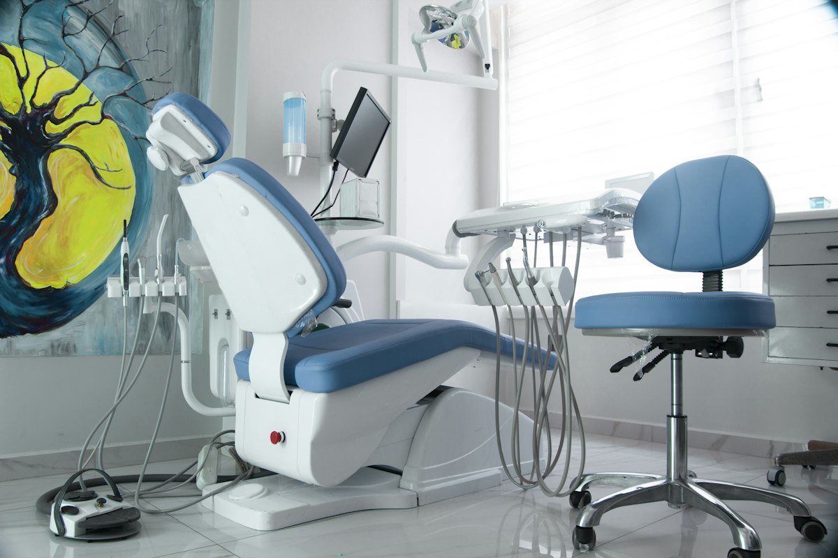 Treatment room with artwork on the wall